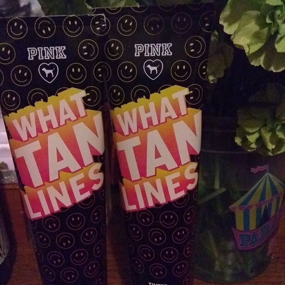 Pink sunless tanner